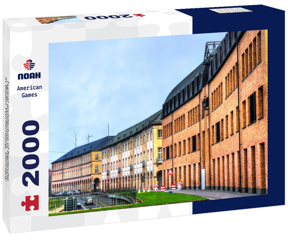 Typical architecture of Karlsruhe in Baden-Württemberg, Germany 2000pc Puzzle