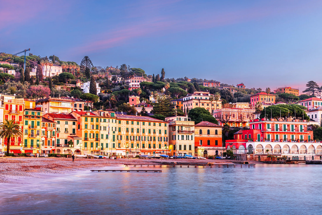 The coast of Santa Margherita Ligure, Italy at dawn 2000pc Puzzle