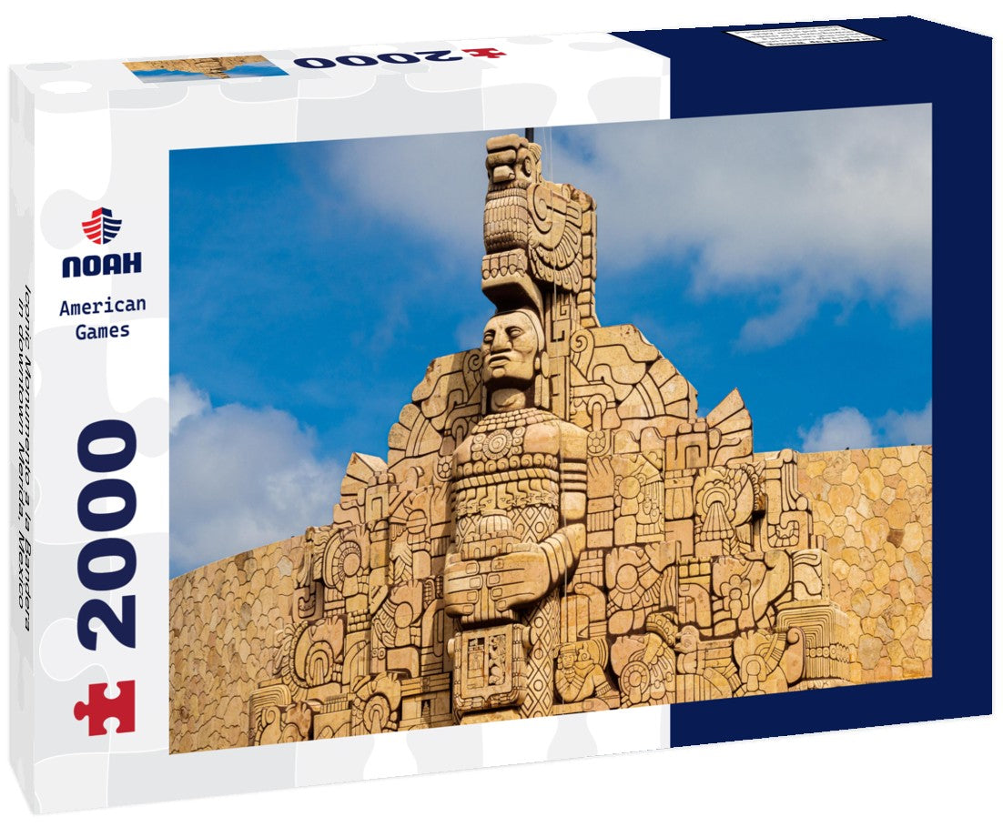 Iconic Monumento a la Bandera, in downtown Merida, Mexico 2000pc Puzzle