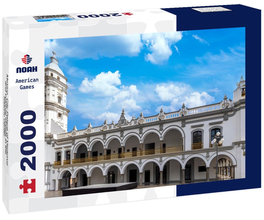 Mexico, City Palace of Veracruz and colonial streets in the historic center 2000pc Puzzle