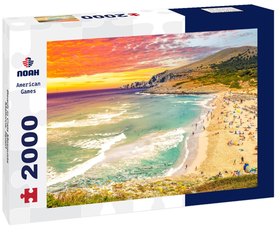 Beach in Cala Mesquida, Mallorca, Spain 2000pc Puzzle