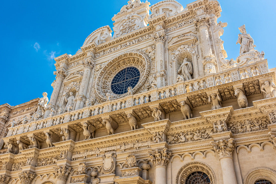 Beautiful baroque façade of the Church of Santa Croce, Lecce, Puglia, Italy 2000pc Puzzle