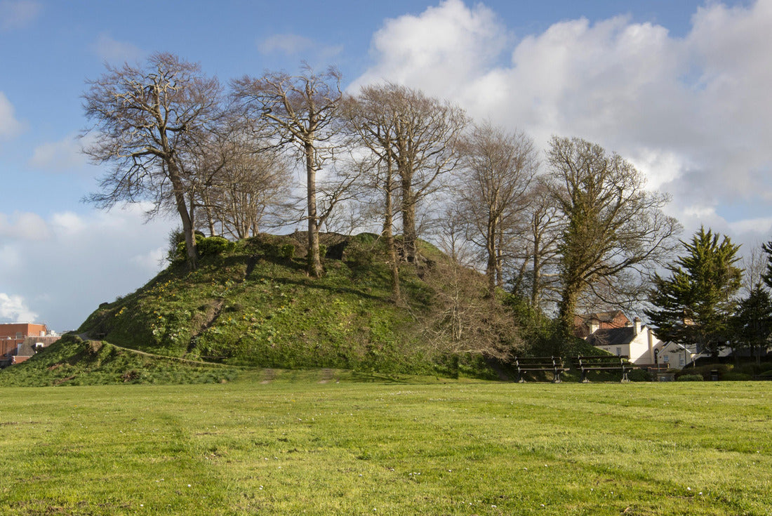 Barnstaple Castle's motte in North Devon, UK during winter 2000pc Puzzle