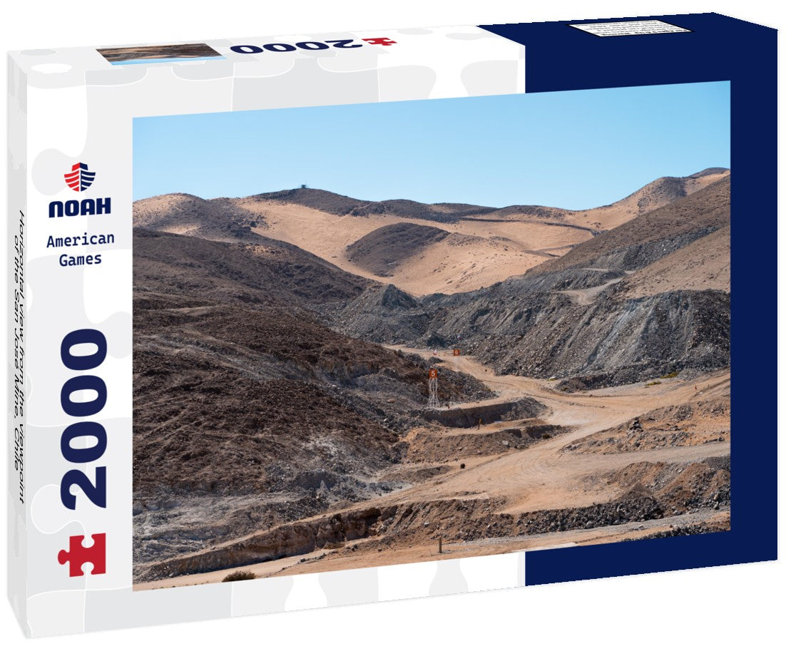 Horizontal view from the viewpoint of the San José Mine, Chile 2000pc Puzzle