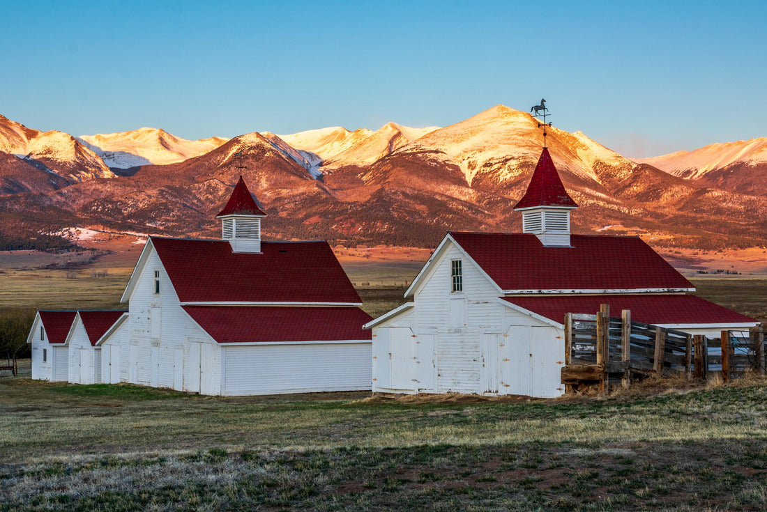 Beckwith Ranch Historic site in Westcliffe Colorado at sunrise 2000pc Puzzle