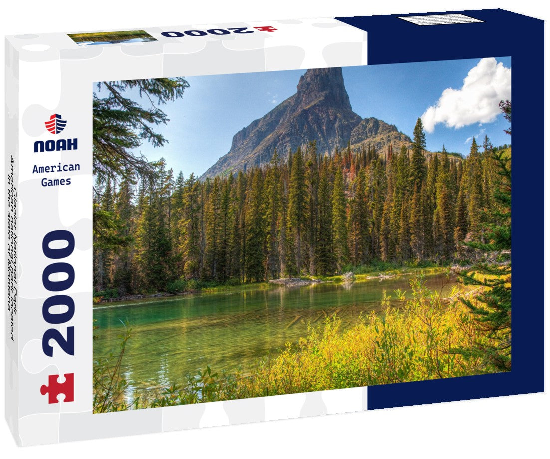 Glacier National Park. American national park located in the state of Montana 2000pc Puzzle