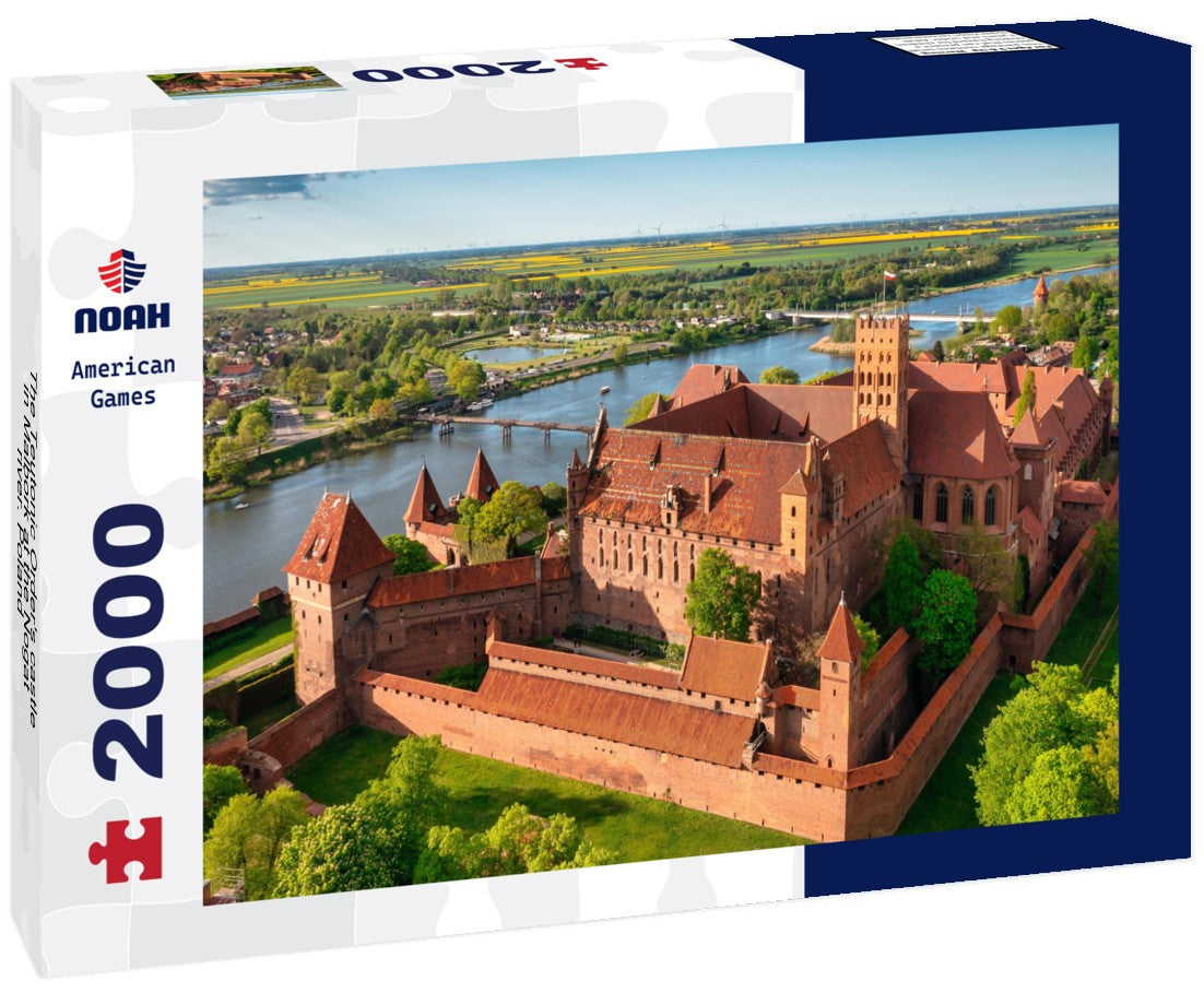 The Teutonic Order's castle in Malbork at the Nogat river. Poland 2000pc Puzzle