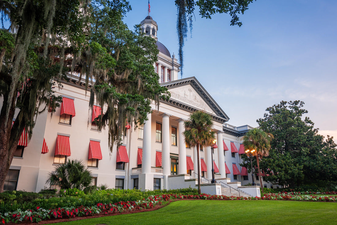 Tallahassee, Florida, USA with the Old and New Capitol buildings at dusk 2000pc Puzzle
