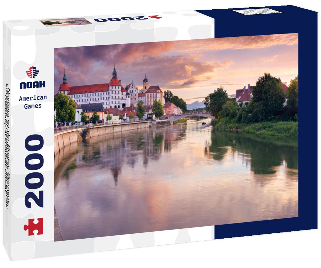 Neuburg an der Donau, Germany. Cityscape of Neuburg an der Donau, Germany at summer sunset 2000pc Puzzle
