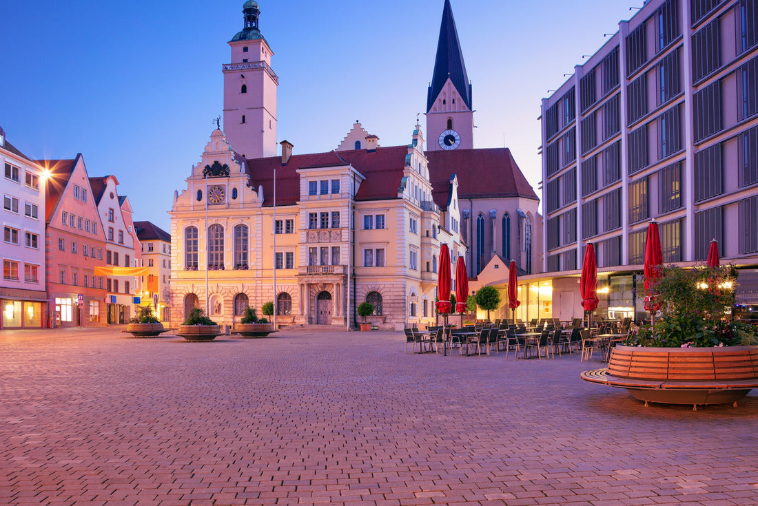 Ingolstadt, Germany. Cityscape of downtown Ingolstadt, Germany with town hall at sunrise 2000pc Puzzle