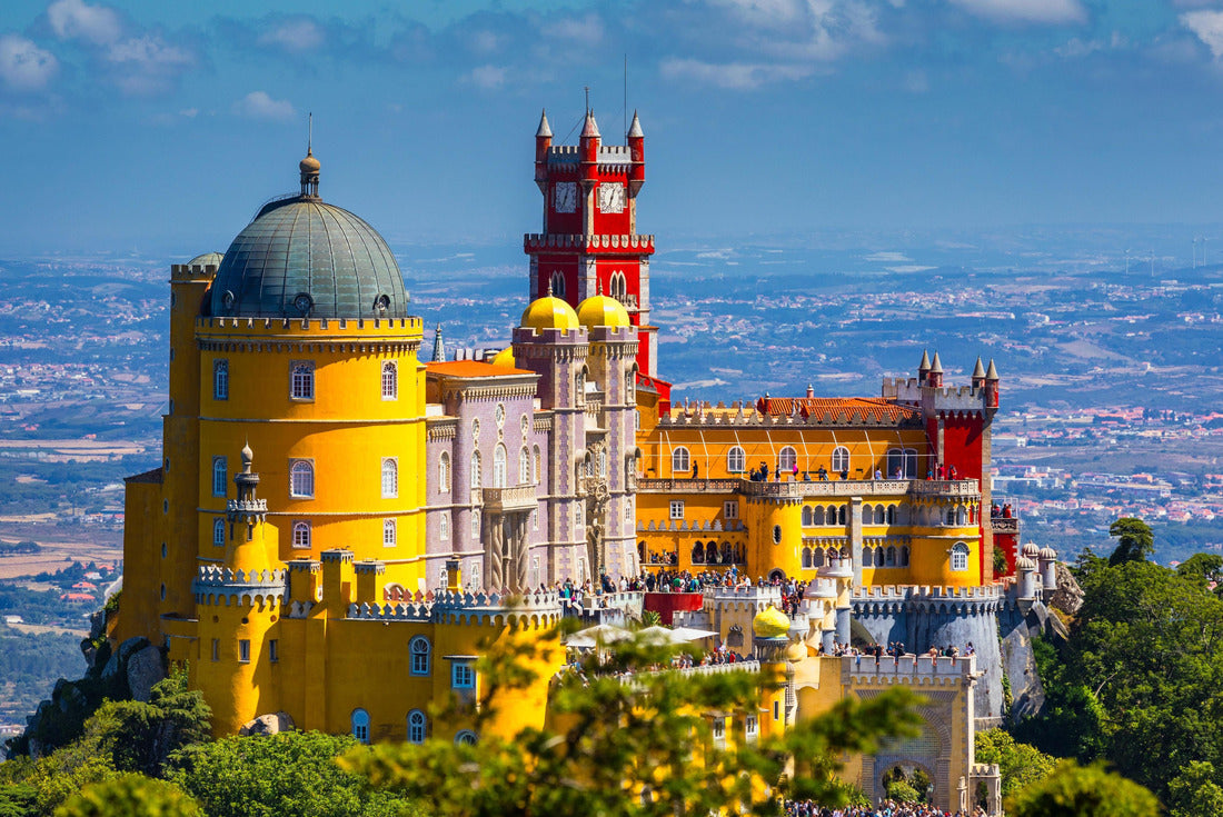 Pena National Palace in Sintra. Lisbon, Portugal. Pena Palace, Sintra, Portugal. Pena National Palace, Sintra, Portugal 2000pc Puzzle