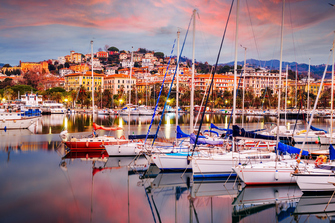 La Spezia, Italy city skyline from the harbor at dusk 2000pc Puzzle