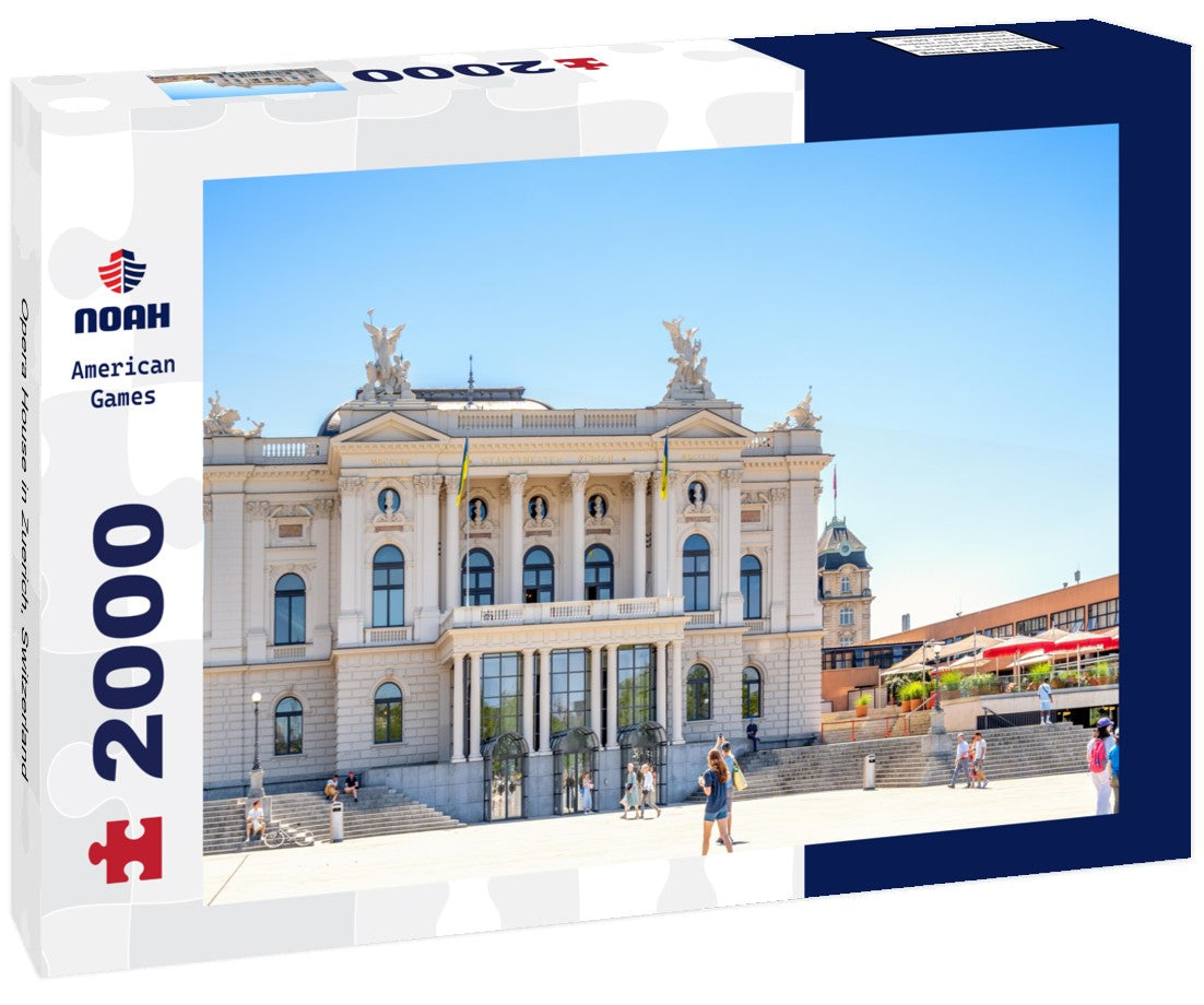 Opera House in Zuerich, Switzerland 2000pc Puzzle