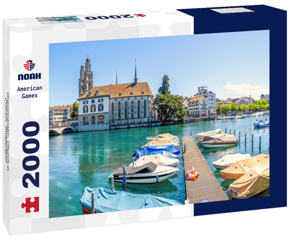 Grossmünster, Church in Zuerich, Switzerland 2000pc Puzzle