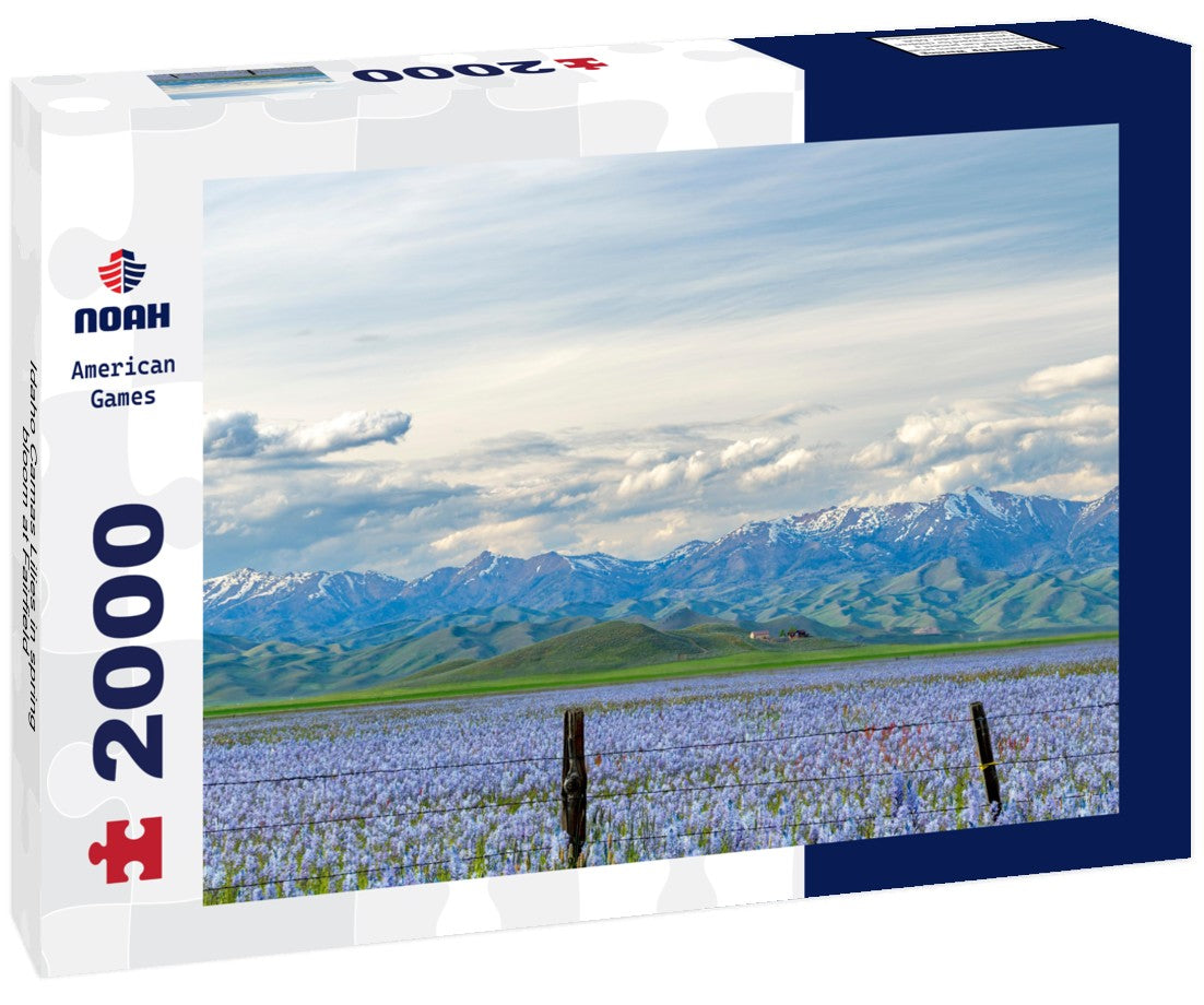 Idaho Camas Lilies in spring bloom at Fairfield 2000pc Puzzle