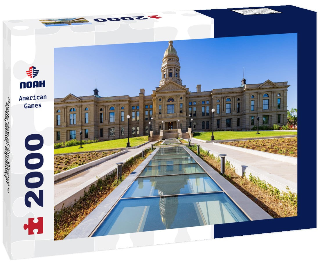 Sunny view of the Wyoming State capitol building at Cheyenne, Wyoming 2000pc Puzzle