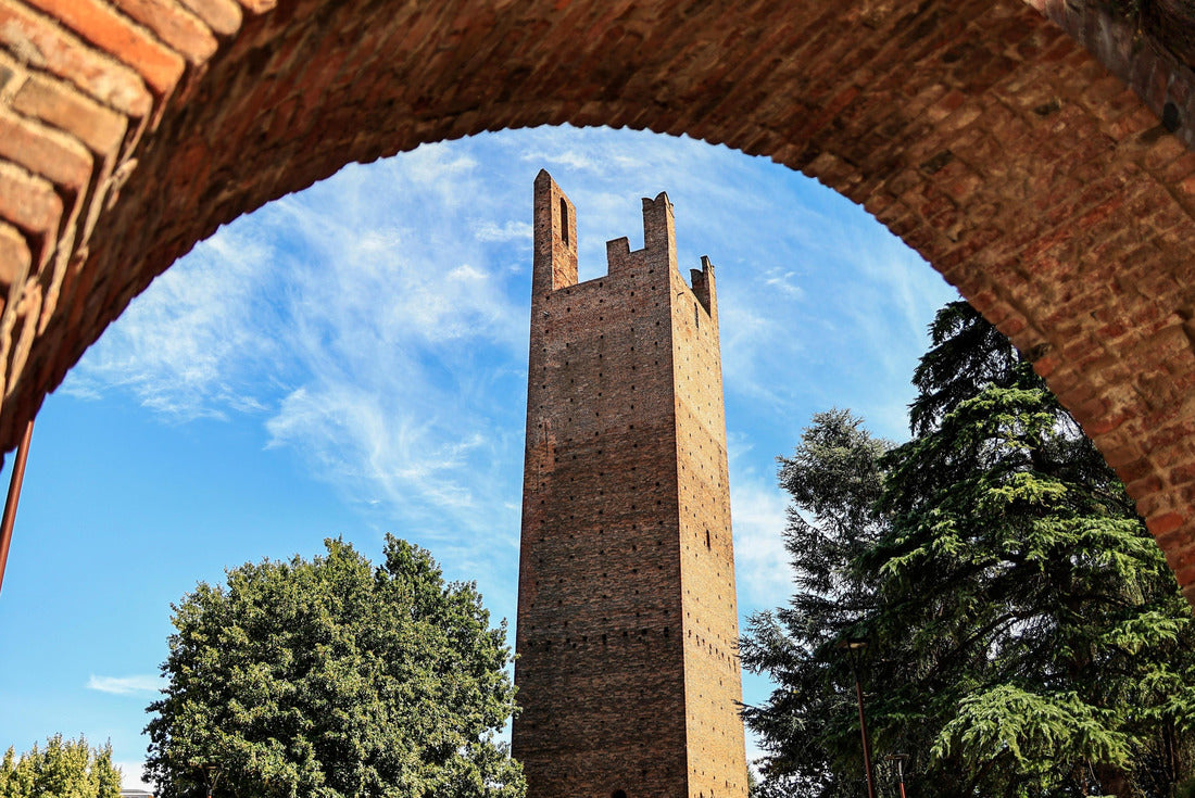 The Dona Tower (Torre Dona) in the city of Rovigo against the blue sky. Italy 2000pc Puzzle