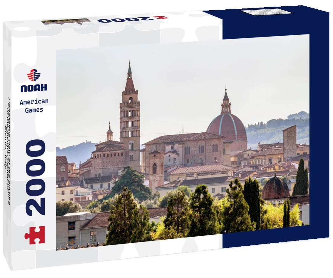 the skyline of the historic center of Pistoia, Italy 2000pc Puzzle