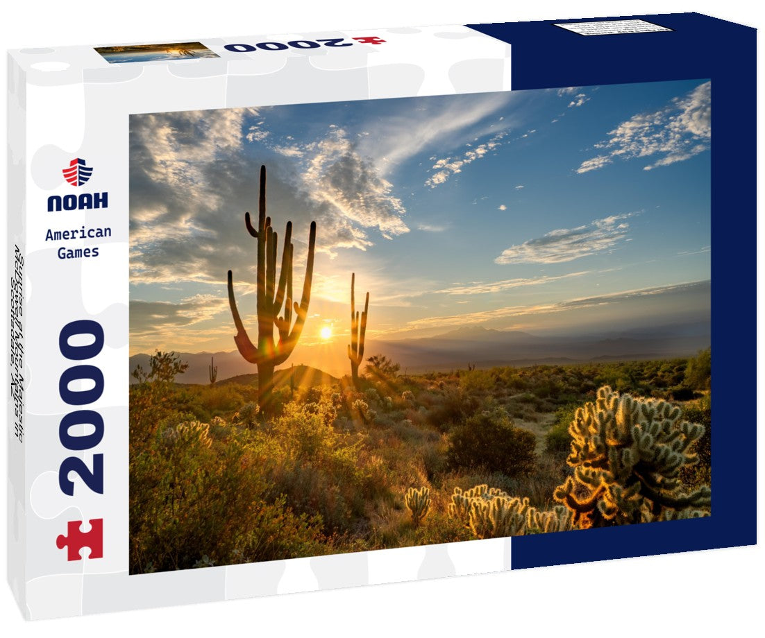 Sunrise at the Majestic McDowell Mountains in Scottsdale, AZ 2000pc Puzzle