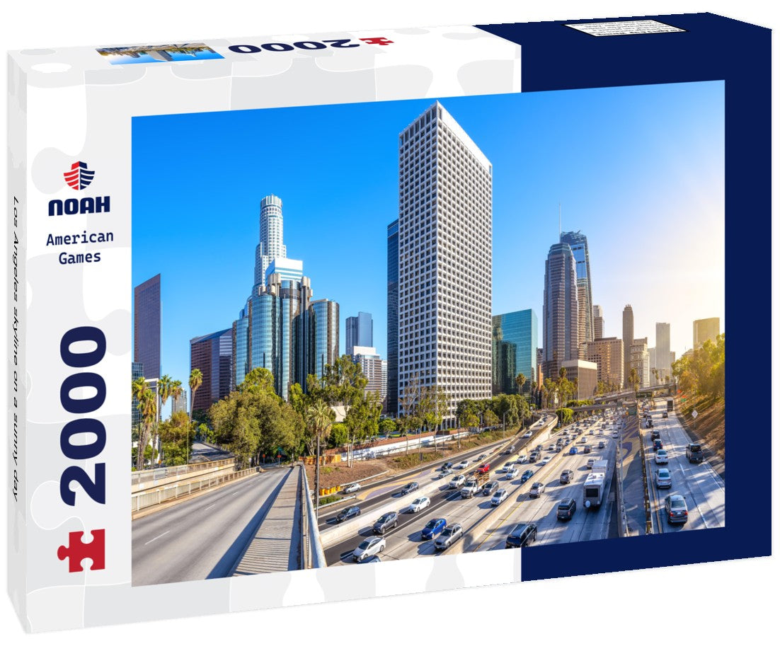 Los Angeles skyline on a sunny day 2000pc Puzzle