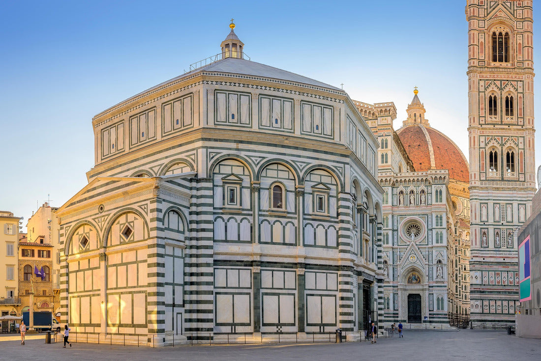 Sunrise from the Cathedral of Santa Maria del Fiore in Florence, Italy. Architecture and landmarks of Florence 2000pc Puzzle