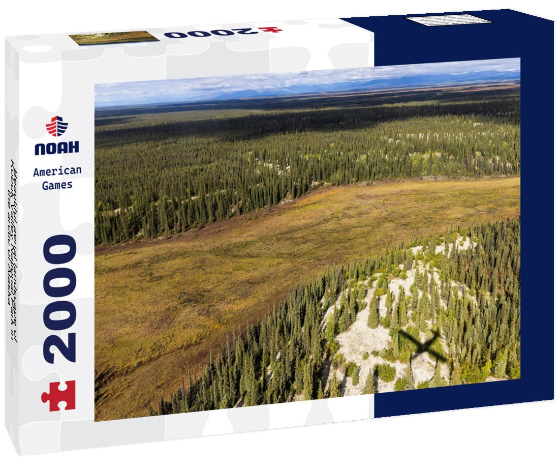 Beautiful aerial landscape of Kobuk Valley National Park in the arctic of Alaska 2000pc Puzzle