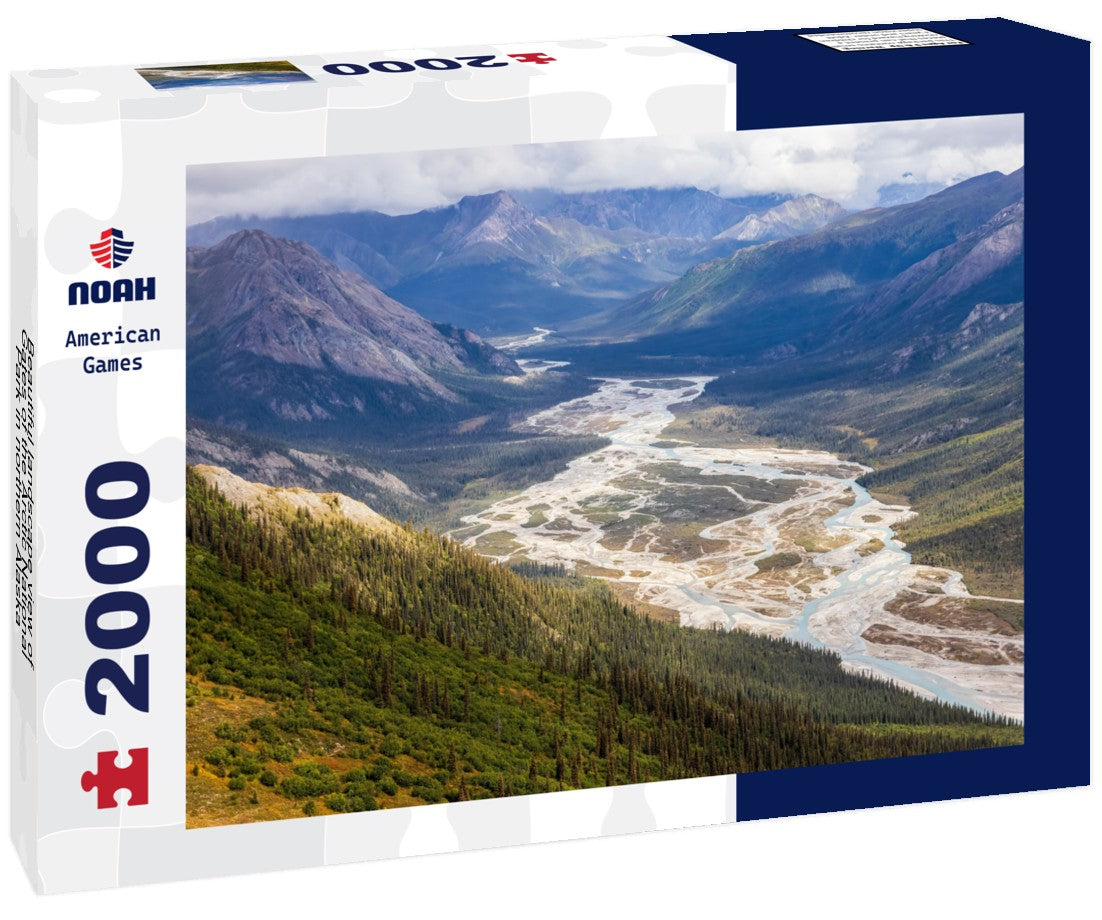 Beautiful landscape view of Gates of the Arctic National Park in northern Alaska 2000pc Puzzle