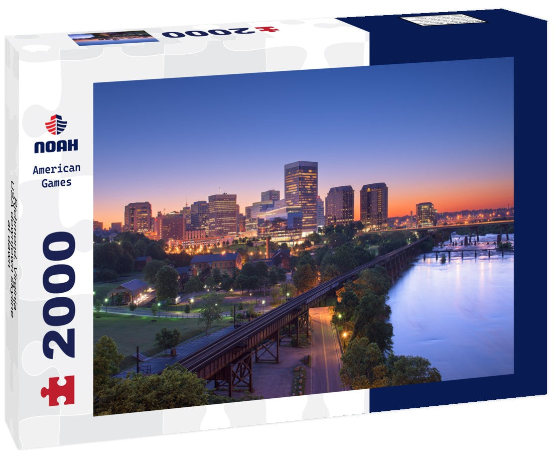 Richmond, Virginia, USA downtown skyline at dawn 2000pc Puzzle