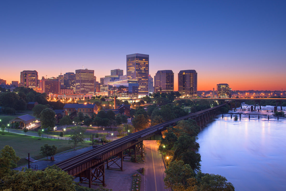 Richmond, Virginia, USA downtown skyline at dawn 2000pc Puzzle