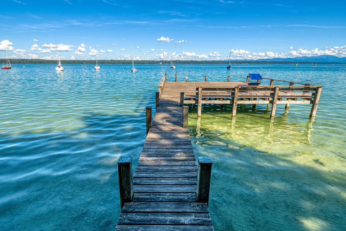 Noah Jigsaw Puzzle View of the Bavarian lake “Starnberger See” - Starnberg Lake, Germany 2000 pieces
