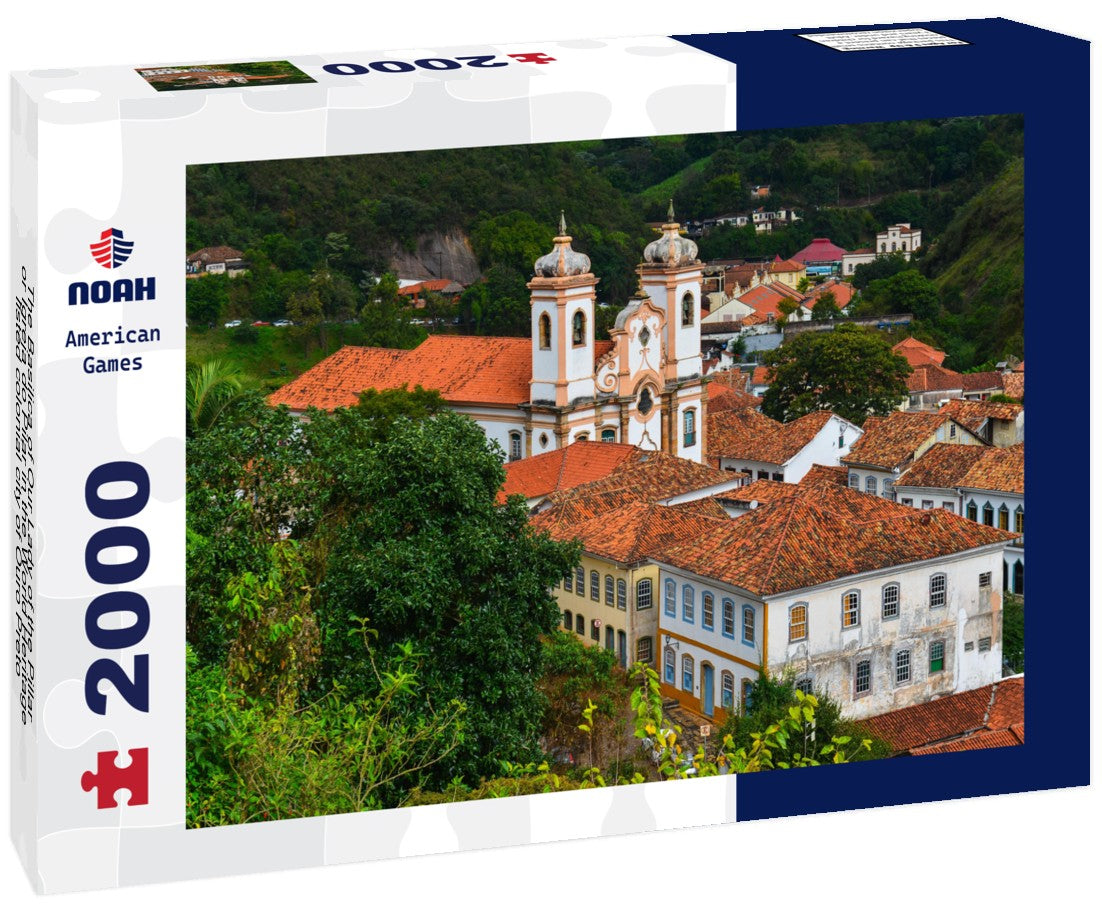 The Basilica of Our Lady of the Pillar or Igreja do Pilar in the World Heritage-listed colonial city of Ouro Preto, state of Minas Gerais, Brazil 2000pc Puzzle