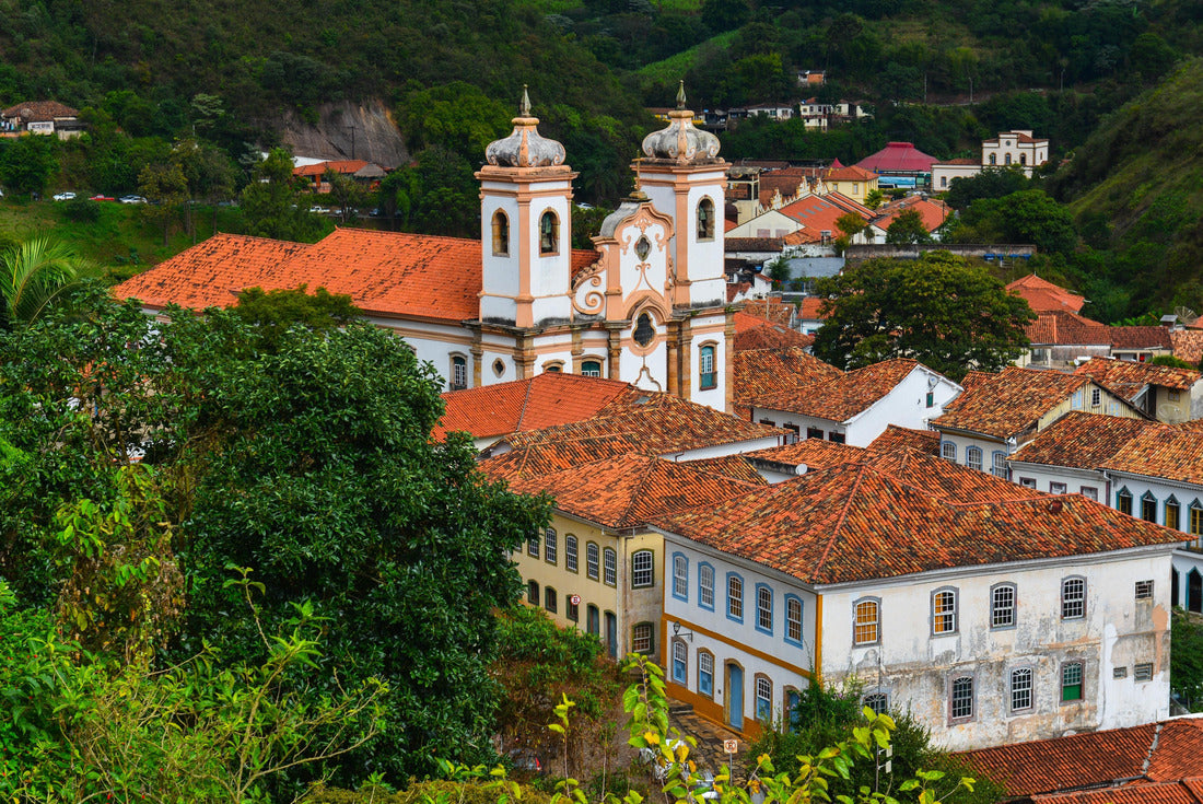 The Basilica of Our Lady of the Pillar or Igreja do Pilar in the World Heritage-listed colonial city of Ouro Preto, state of Minas Gerais, Brazil 2000pc Puzzle