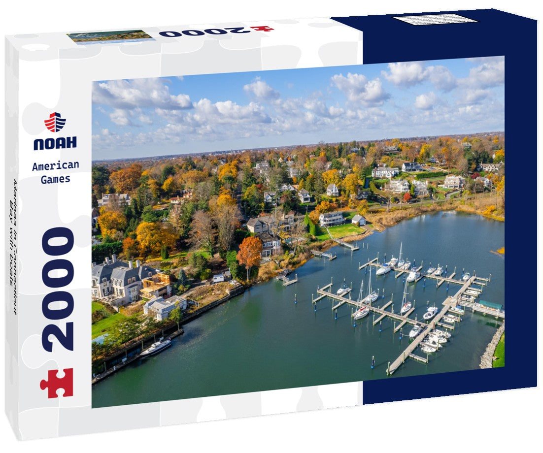 Marinas in Connecticut Bay with boats 2000pc Puzzle