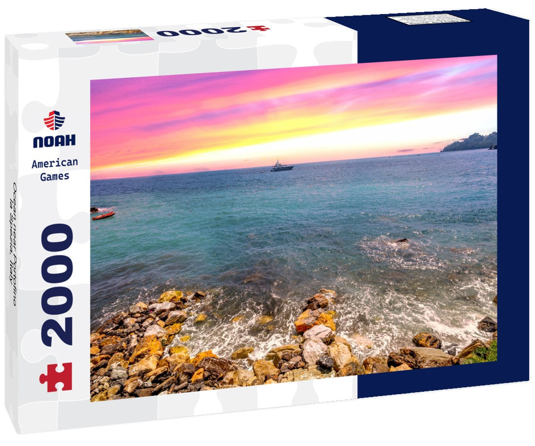 Ocean near Portofino, la Spezia, Italy 2000pc Puzzle