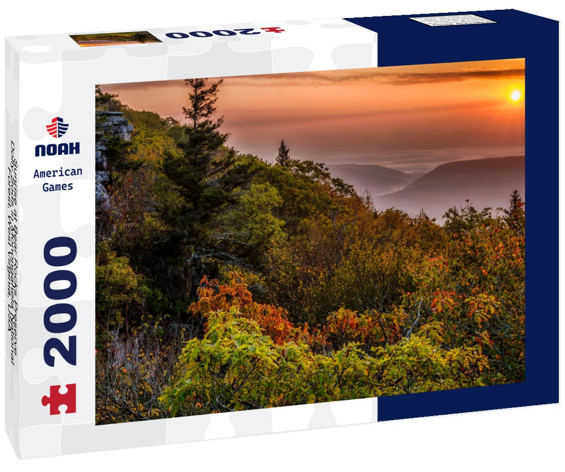 Sunrise at Bear Rocks Preserve Dolly Sods in Monongahela National Forest, West Virginia, USA 2000pc Puzzle
