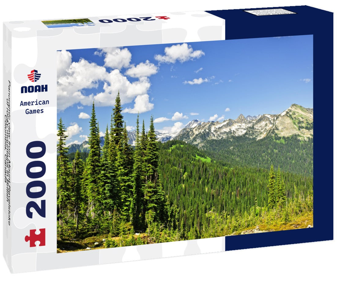 from Mount Revelstoke of rocky mountains in British Columbia, Canada 2000pc Puzzle