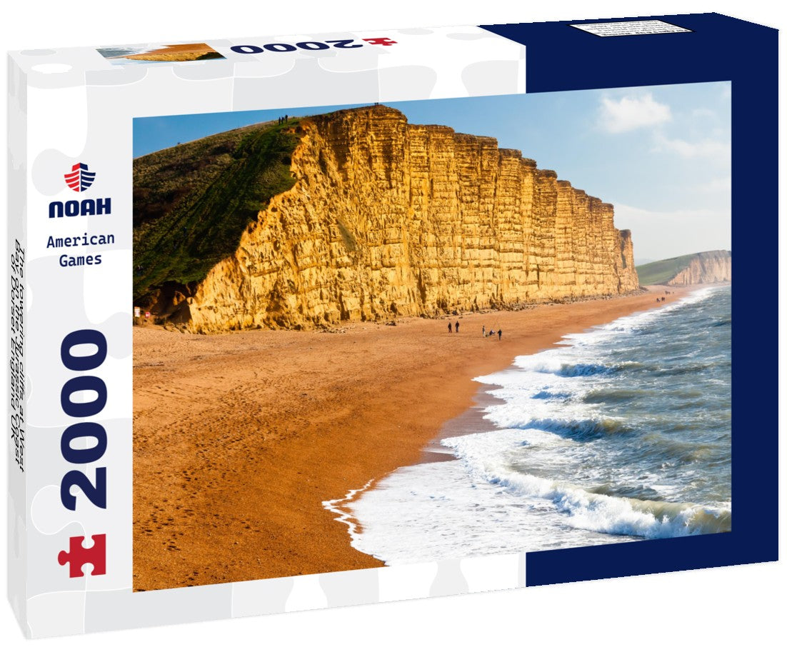 The towering cliffs at West Bay on the Jurassic Coast of Dorset England UK 2000pc Puzzle