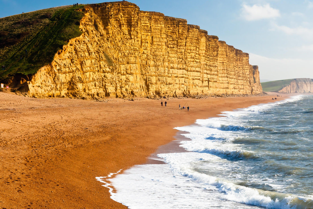 The towering cliffs at West Bay on the Jurassic Coast of Dorset England UK 2000pc Puzzle