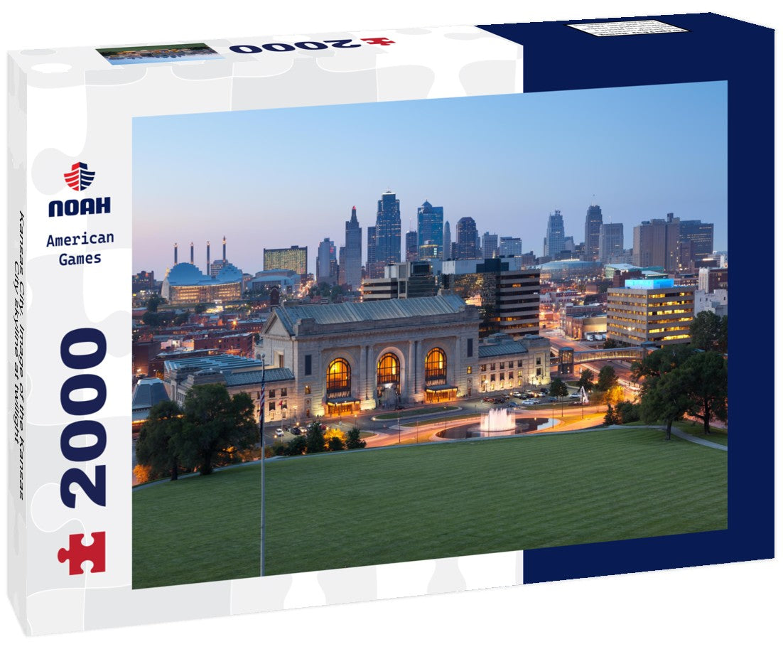 Kansas City, Missouri skyline at twilight 2000pc Puzzle