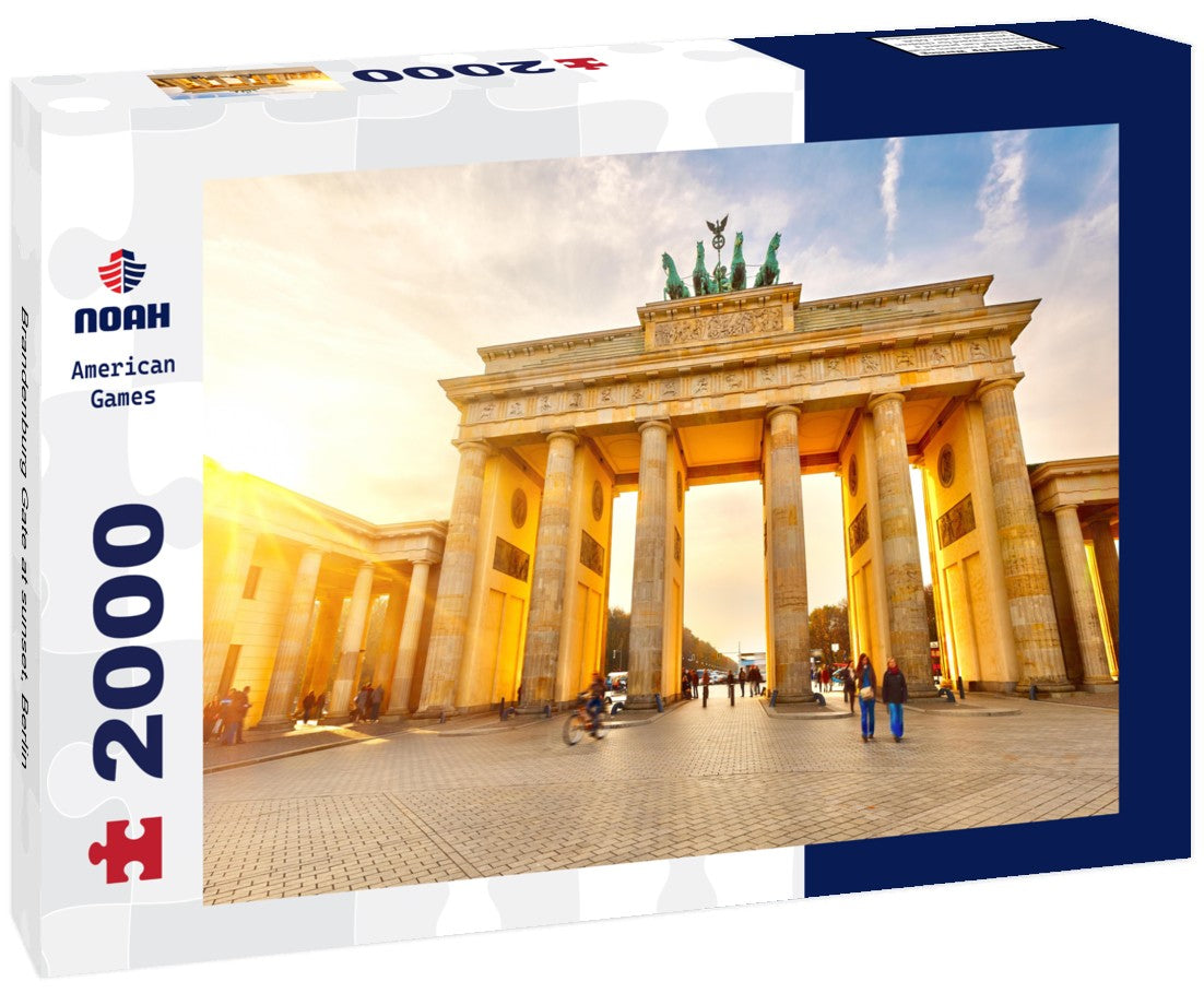 Brandenburg Gate at sunset, Berlin 2000pc Puzzle