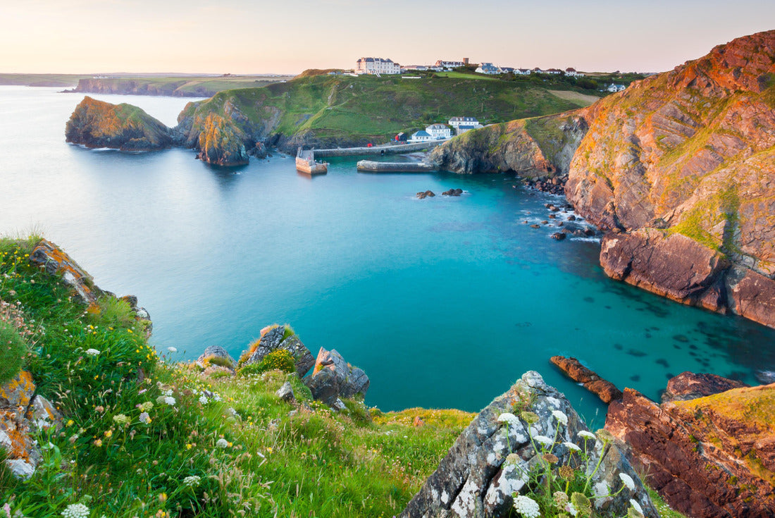 Sunset mit Blick auf Mullion Cove Cornwall England 2000pc Puzzle