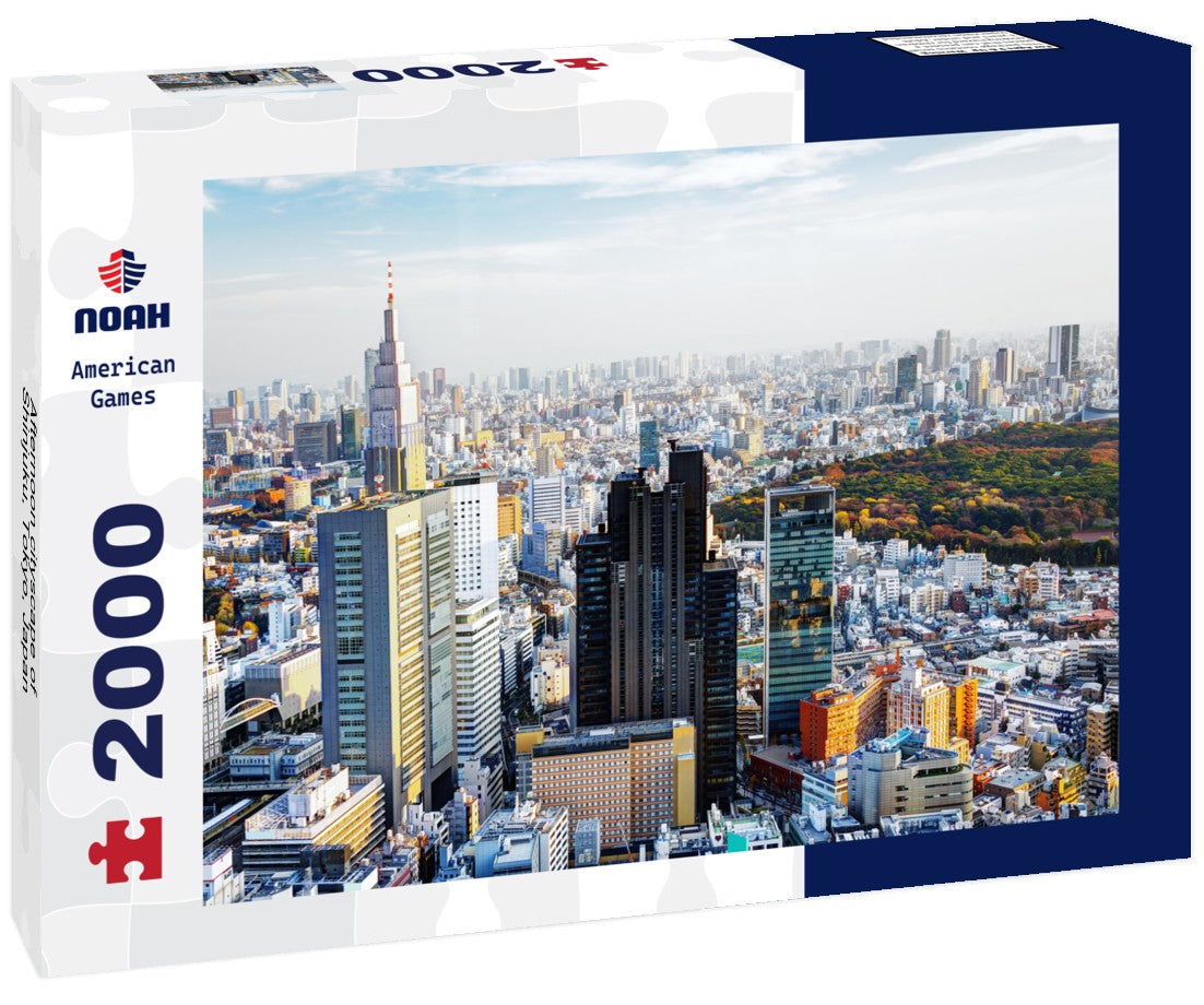 Afternoon cityscape of Shinjuku, Tokyo, Japan 2000pc Puzzle