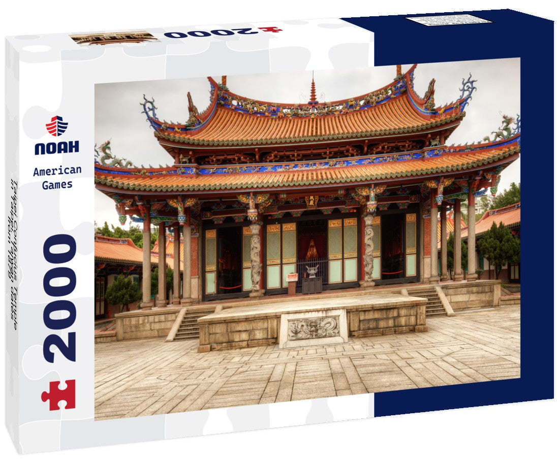 Taipei Confucius Temple in Taipei, Taiwan dates from 1879 2000pc Puzzle