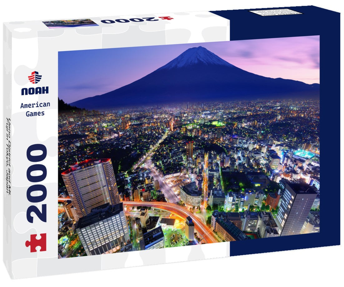 Ueno District and Mt. Fuji in Tokyo, Japan 2000pc Puzzle