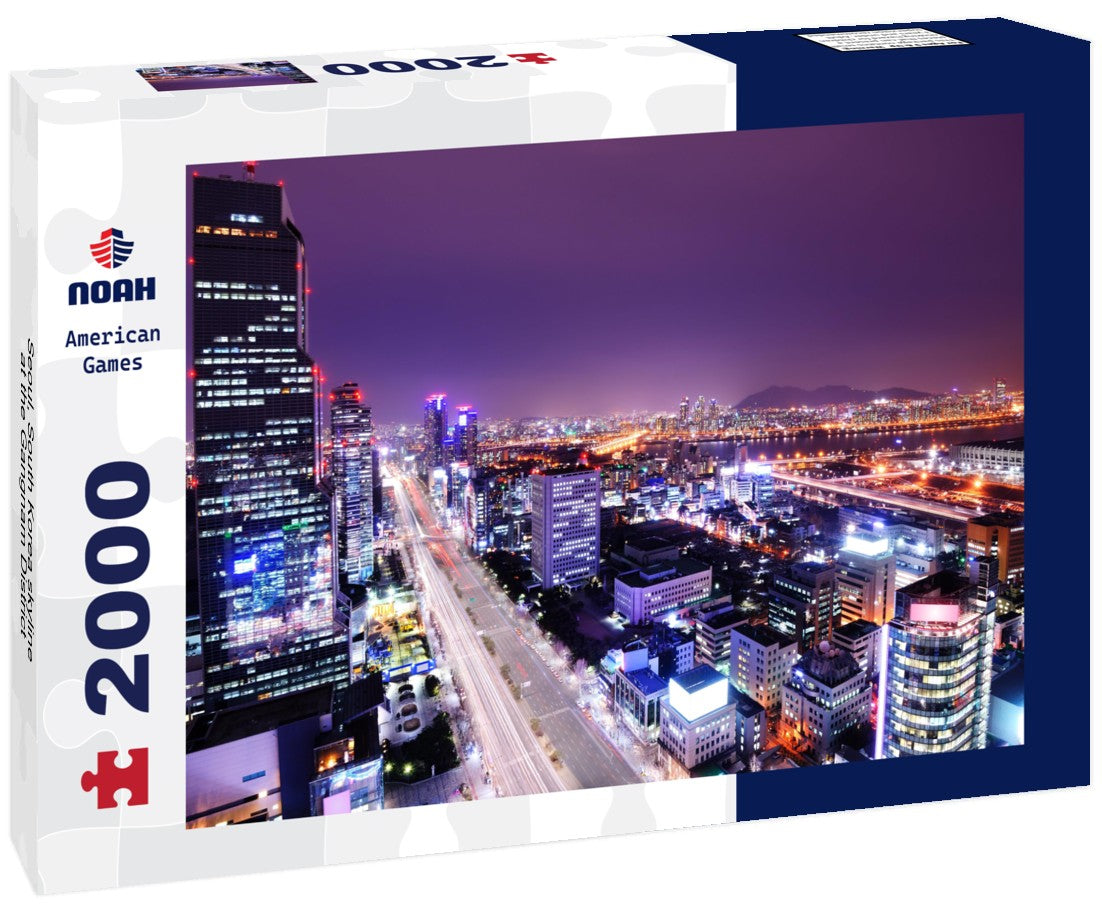 Seoul, South Korea skyline at the Gangnam District 2000pc Puzzle