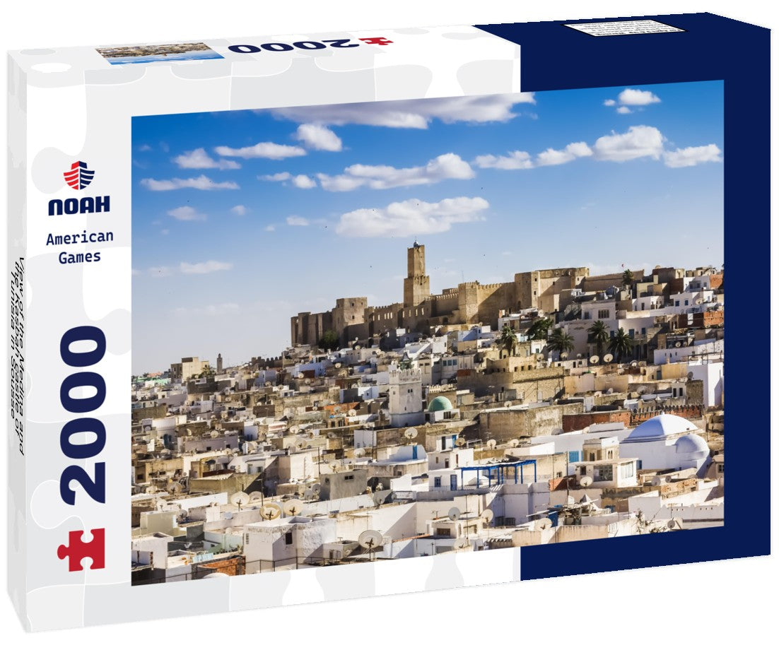 the Medina and the Kasbah castle of Tunisia in Sousse 2000pc Puzzle