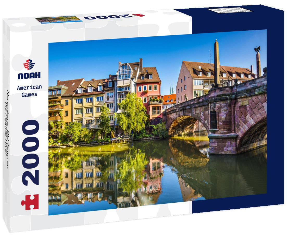 Nuremberg, Old Town on the Pegnitz River 2000pc Puzzle