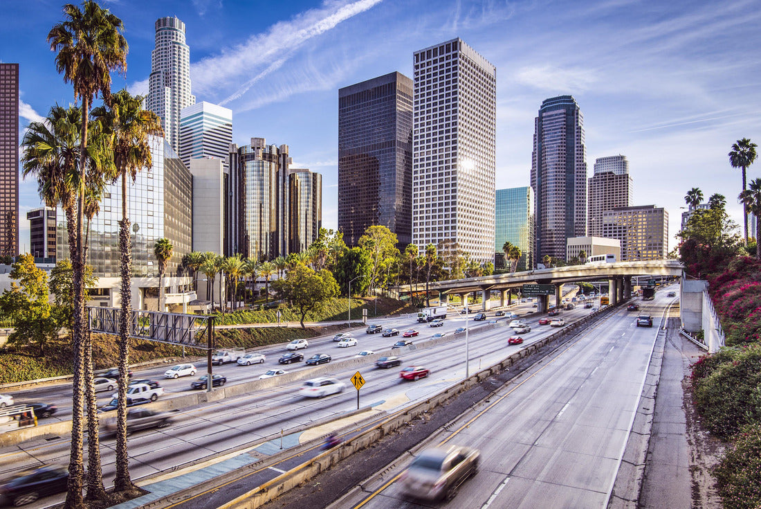 Los Angeles, California, USA downtown city 2000pc Puzzle