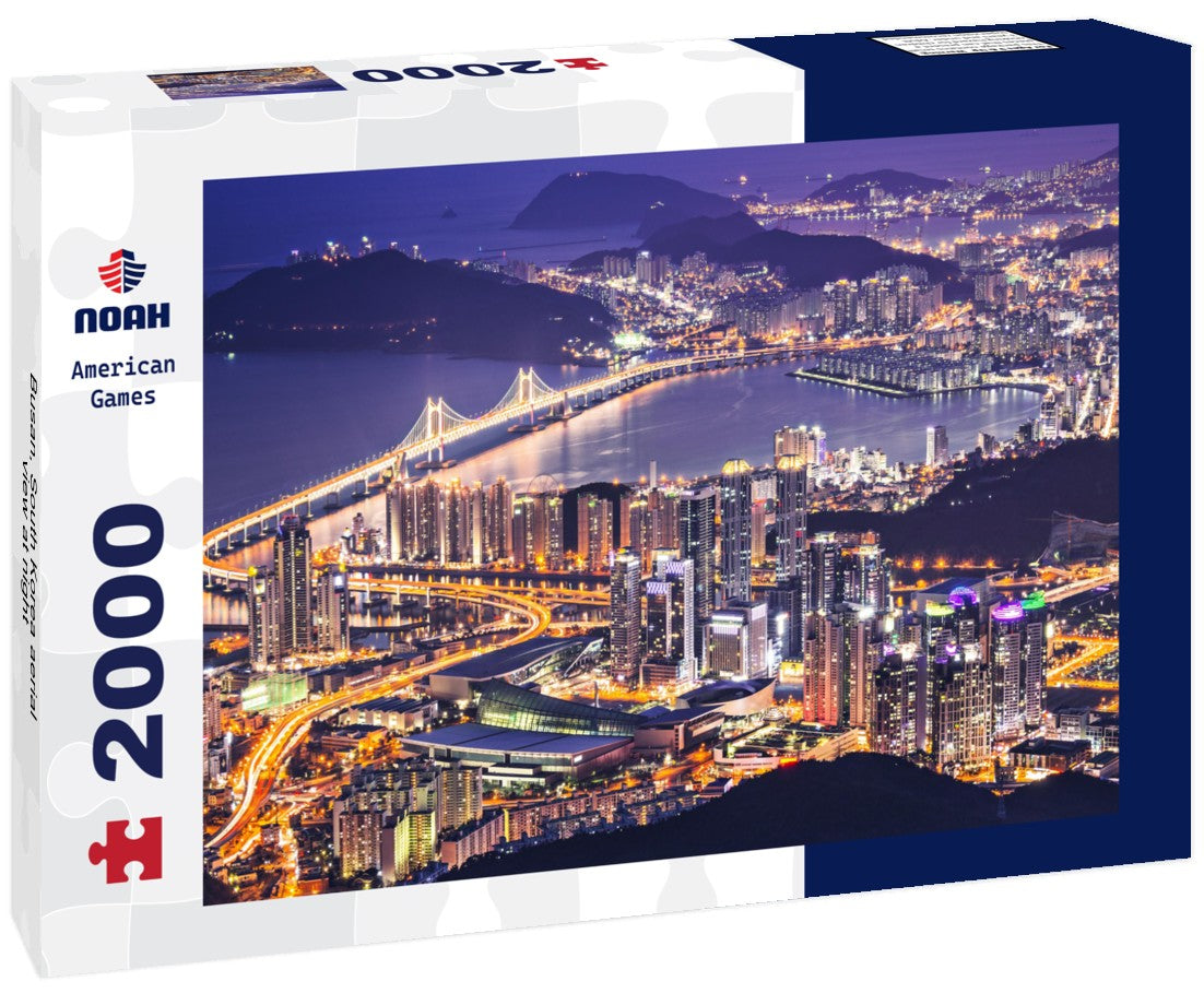 Busan, South Korea aerial view at night 2000pc Puzzle