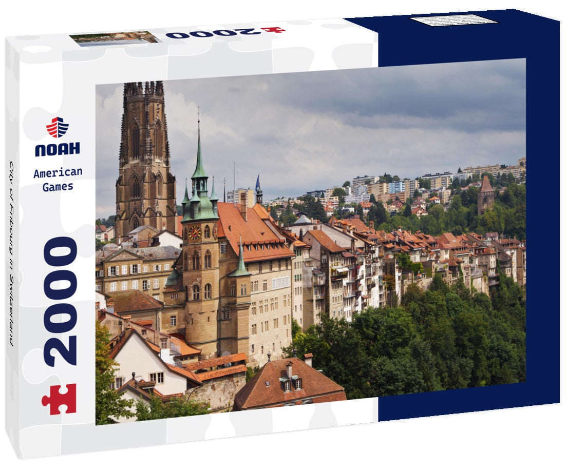City of Fribourg in Switzerland 2000pc Puzzle